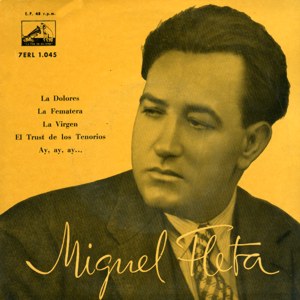 Miguel Fleta - La Voz De Su Amo (EMI) 7ERL 1.045