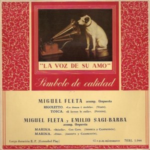 Fleta, Miguel - La Voz De Su Amo (EMI) 7ERL 1.044