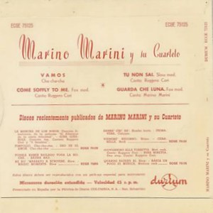 Marino Marini - Columbia ECGE 75125