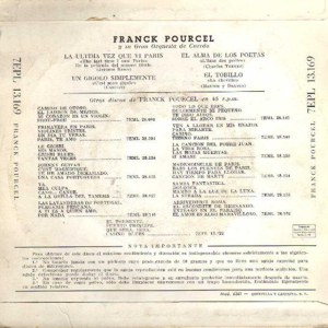 Franck Pourcel - La Voz De Su Amo (EMI) 7EPL 13.169
