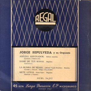 Sepúlveda, Jorge - Regal (EMI) SEML 34.012