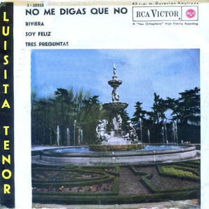 Tenor, Luisita - RCA 3-20358