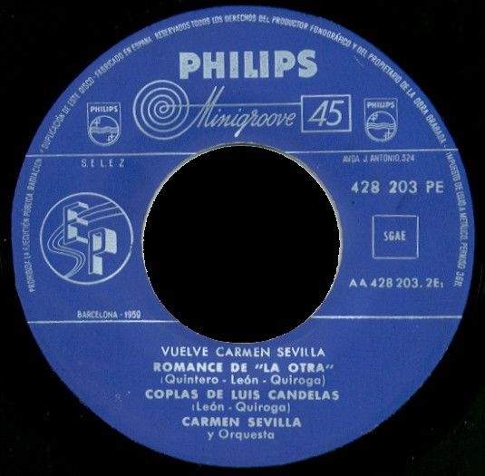 Carmen Sevilla - Philips 428 203 PE