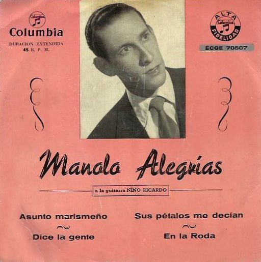 Alegrías, Manolo - Columbia ECGE 70507