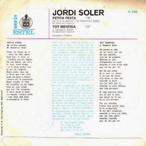 Jordi Soler - Hispavox H 398