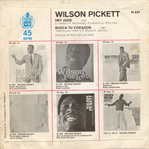 Wilson Pickett - Hispavox H 421