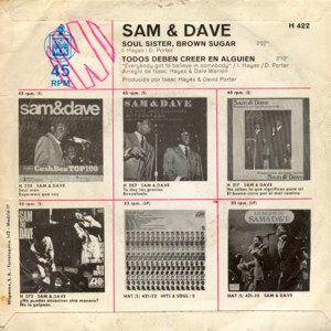 Sam And Dave - Hispavox H 422