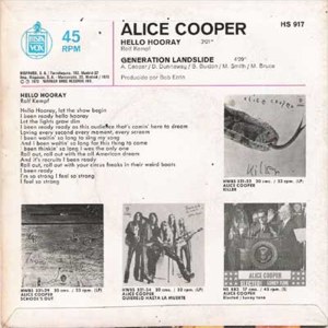 Alice Cooper - Hispavox HS 917