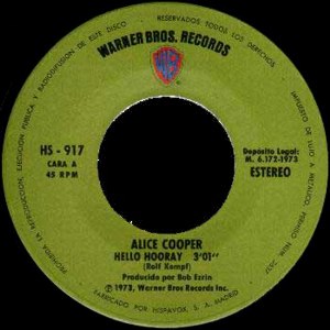Alice Cooper - Hispavox HS 917
