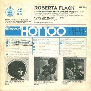 Roberta Flack - Hispavox HS 908