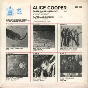Alice Cooper - Hispavox HS 968