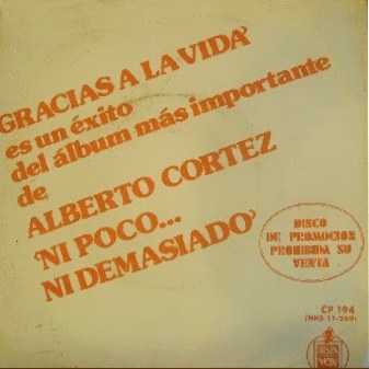 Alberto Cortez - Hispavox HS 988