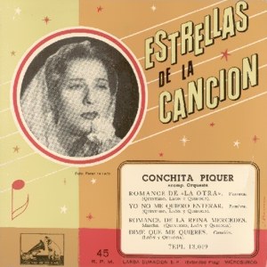 Piquer, Conchita - La Voz De Su Amo (EMI) 7EPL 13.019
