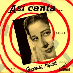 Conchita Piquer - La Voz De Su Amo (EMI) 7EPL 13.020