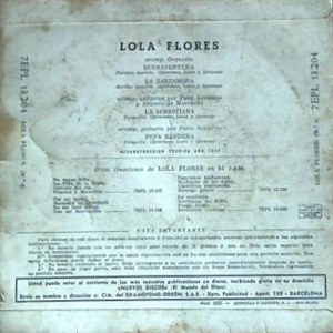 Lola Flores - La Voz De Su Amo (EMI) 7EPL 13.204