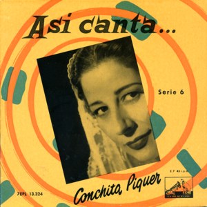 Piquer, Conchita - La Voz De Su Amo (EMI) 7EPL 13.324