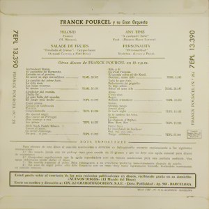 Franck Pourcel - La Voz De Su Amo (EMI) 7EPL 13.390