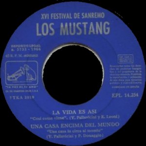 Mustang, Los - La Voz De Su Amo (EMI) EPL 14.254