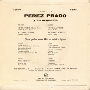 Prez Prado - RCA 3-20477