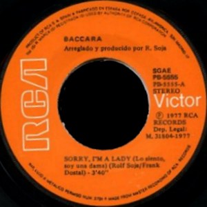 Baccara - RCA PB-5555
