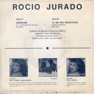 Rocío Jurado - RCA PB-7805