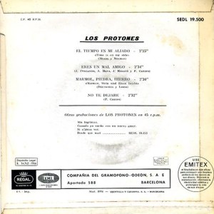 Protones, Los - Regal (EMI) SEDL 19.500