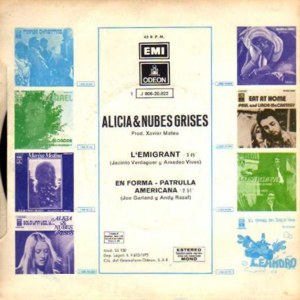 Alicia Y Nubes Grises - Odeon (EMI) J 006-20.822