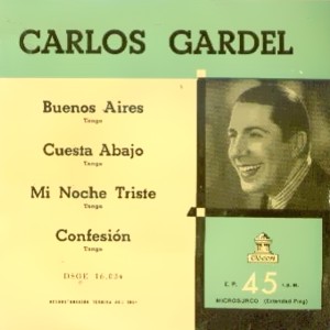 Gardel, Carlos - Odeon (EMI) DSOE 16.024