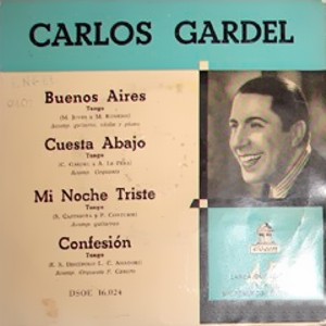Carlos Gardel - Odeon (EMI) DSOE 16.024