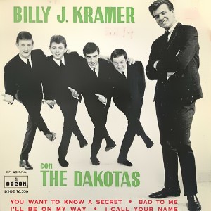 Kramer And The Dakotas, Billy J. - Odeon (EMI) DSOE 16.556