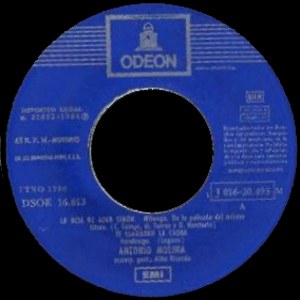 Antonio Molina - Odeon (EMI) DSOE 16.613