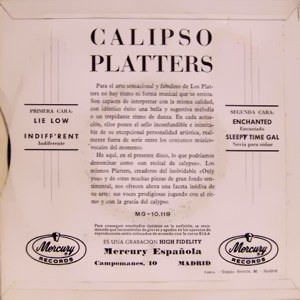 Platters, The - Mercury MG 10119