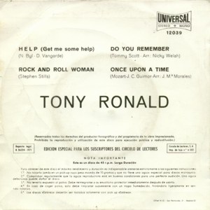 Tony Ronald - Orlador 12.039