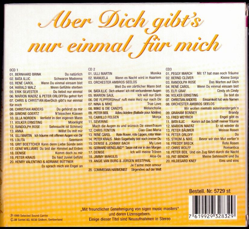 Aber Dich Gibt's Nur Einmal Für Mich Karaoke